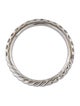 David Yurman 18K Diamond Cable Collectibles Stack Ring