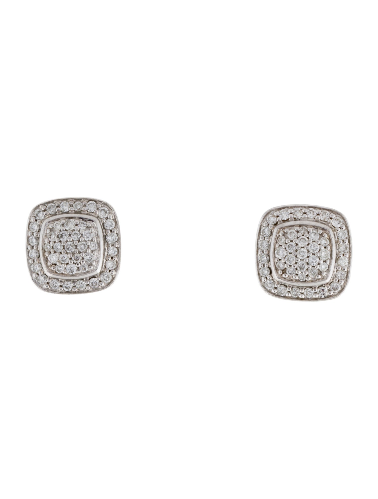 David Yurman Diamond Petite Albion Stud Earrings