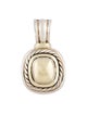 David Yurman Two-Tone Albion Gold Dome Enhancer Pendant