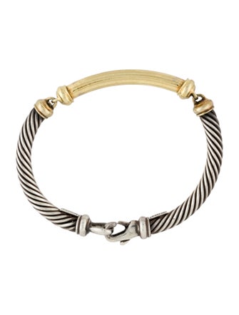 David Yurman Two-Tone Metro Cable Bracelet