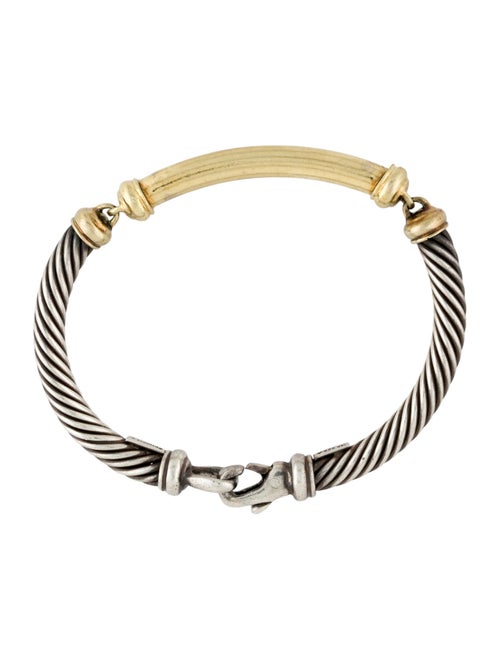David Yurman Two-Tone Metro Cable Bracelet