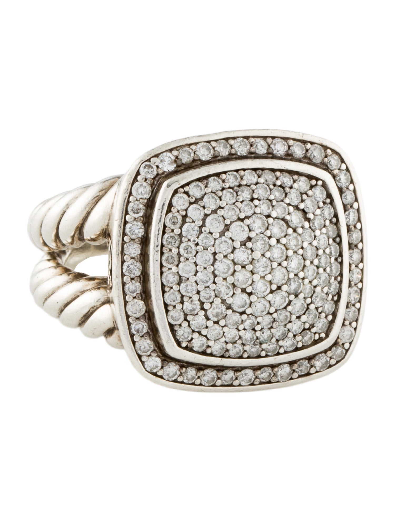 David Yurman 1.20ctw Diamond Albion Cocktail Ring