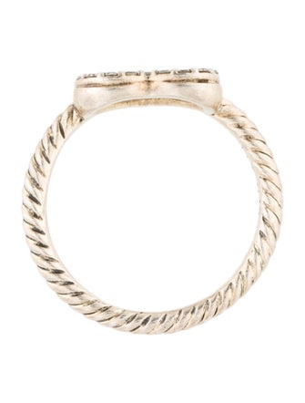 David Yurman Diamond Open Heart Cocktail Ring