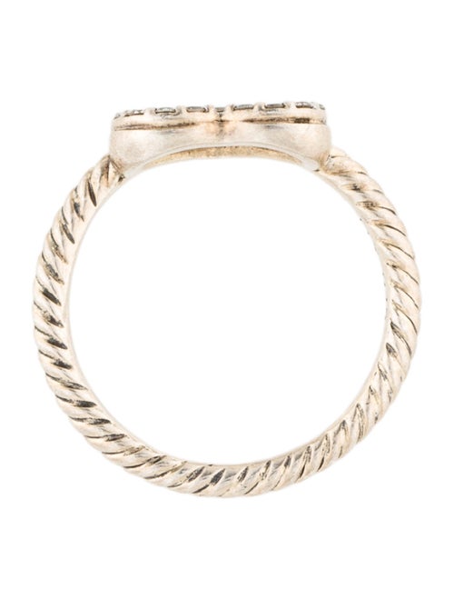 David Yurman Diamond Open Heart Cocktail Ring