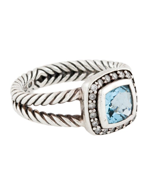 David Yurman Topaz & Diamond Albion Cocktail Ring