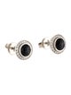 David Yurman Onyx & Diamond Stud Earrings