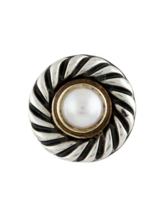 David Yurman Pearl Cookie Single Stud Earring