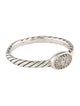 David Yurman Diamond Cable Collectibles Oval Stack Ring