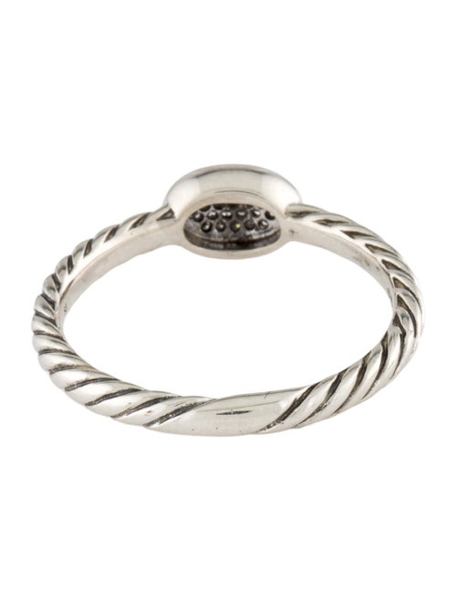 David Yurman Diamond Cable Collectibles Oval Stack Ring