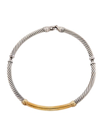 David Yurman Two-Tone Metro Collar Necklace