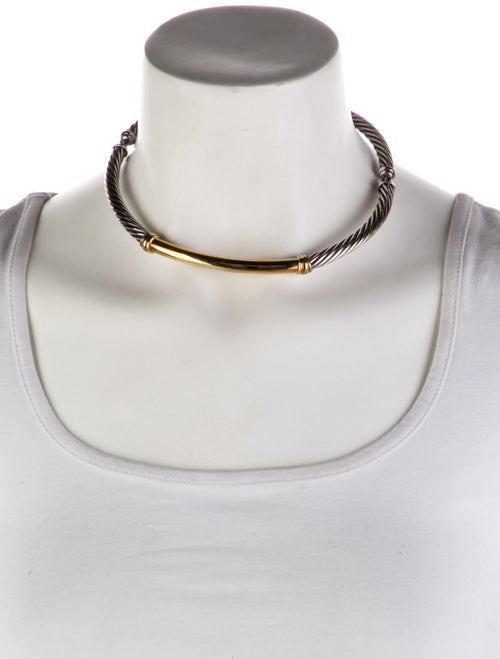 David Yurman Two-Tone Metro Collar Necklace