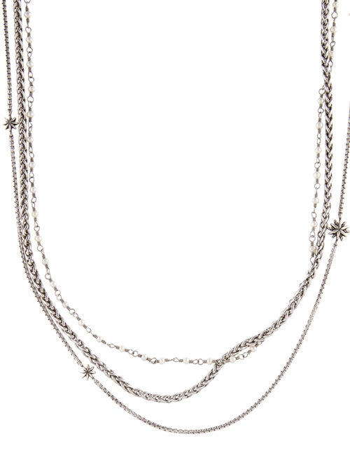 David Yurman Pearl Starburst Multistrand Necklace