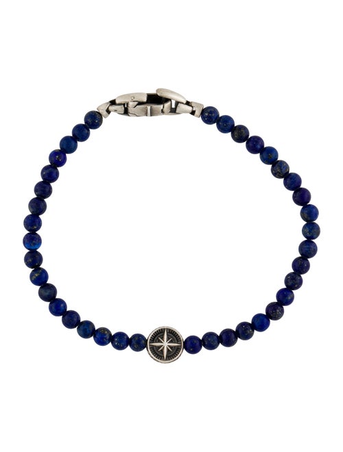 David Yurman Lapis Lazuli Spiritual Beads Compass Rose Bracelet