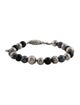 David Yurman Onyx & Hematine Elements Bead Bracelet