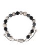David Yurman Onyx & Hematine Elements Bead Bracelet