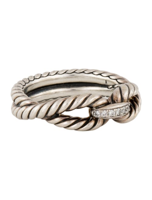 David Yurman Diamond Cable Loop Band Ring