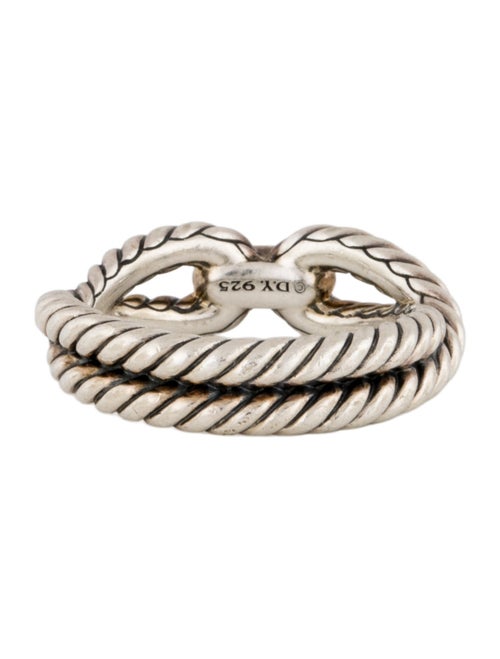 David Yurman Diamond Cable Loop Band Ring