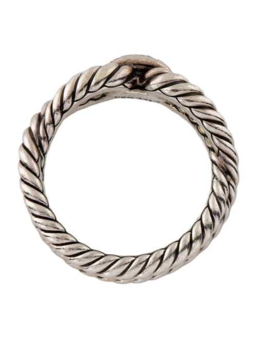David Yurman Diamond Cable Loop Band Ring