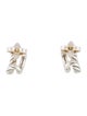 David Yurman Two-Tone DY Mercer® Double Hoop Huggie Earrings.