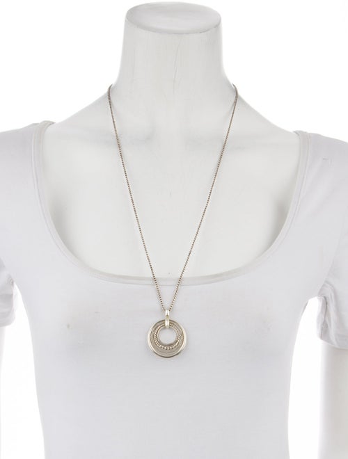 David Yurman Diamond Stax Medium Pendant Necklace