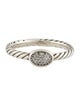 David Yurman Diamond Cable Collectibles Oval Stack Ring