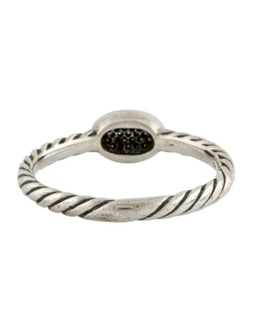 David Yurman Diamond Cable Collectibles Oval Stack Ring