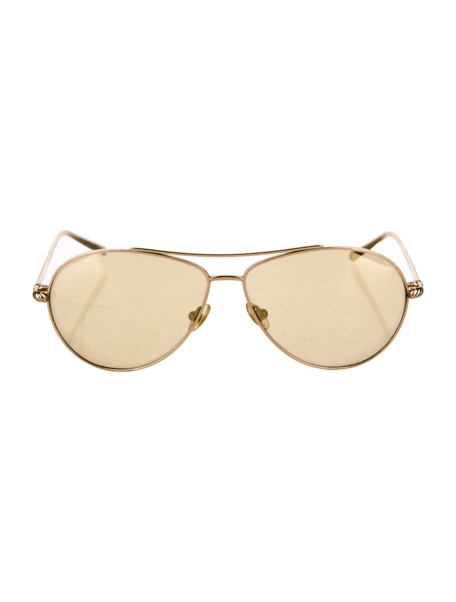 David Yurman Aviator Mirrored Sunglasses