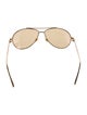 David Yurman Aviator Mirrored Sunglasses