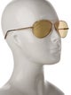 David Yurman Aviator Mirrored Sunglasses