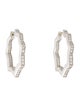 David Yurman Diamond Zig Zag Stax Hoop Earrings