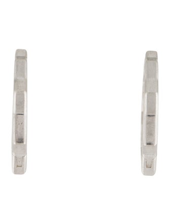 David Yurman Diamond Zig Zag Stax Hoop Earrings