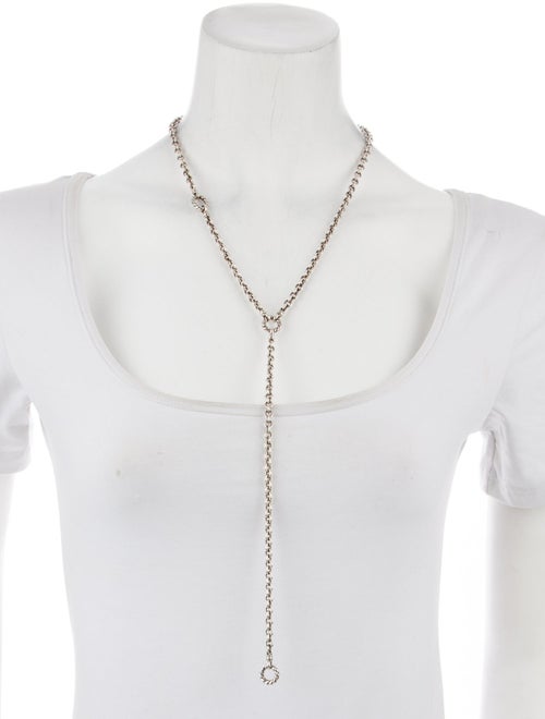 David Yurman Convertible Chain Link Lavalier Necklace