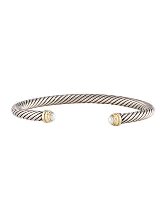 David Yurman Pearl Classic Cable Bracelet