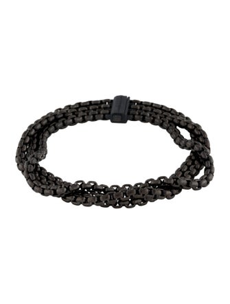 David Yurman Three Row Box Chain Bracelet