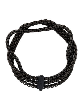 David Yurman Three Row Box Chain Bracelet