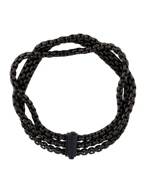 David Yurman Three Row Box Chain Bracelet