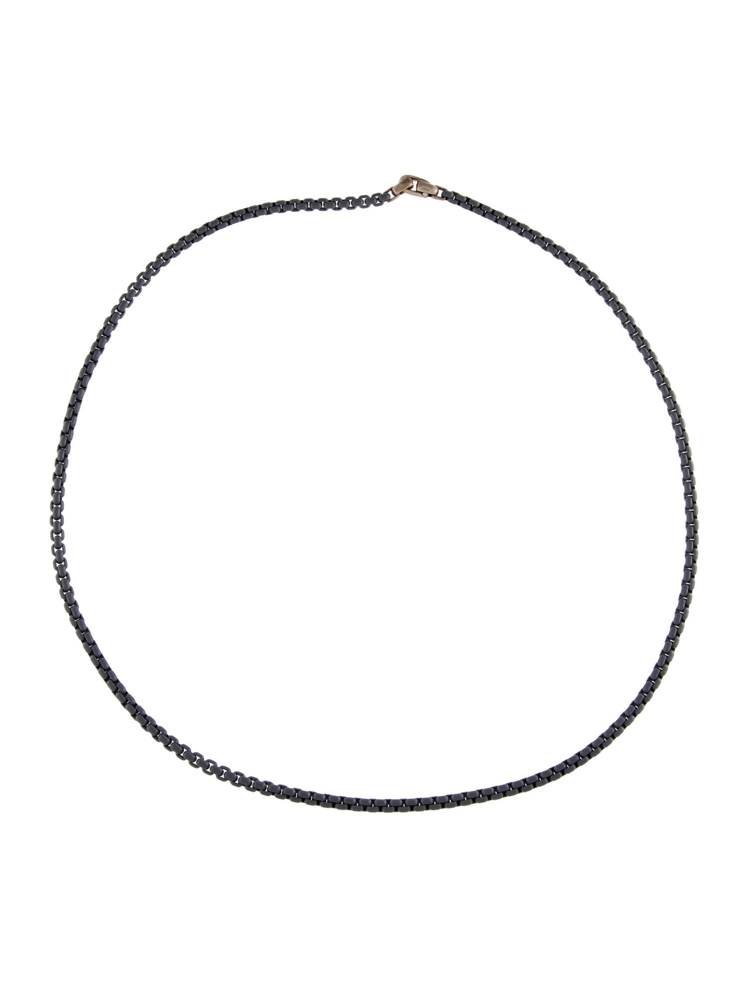 David Yurman Bel Aire Color Box Chain Necklace