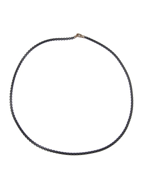 David Yurman Bel Aire Color Box Chain Necklace