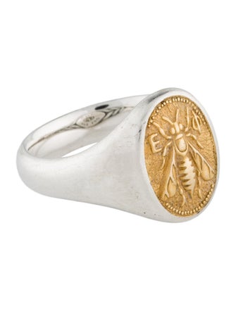 David Yurman Two-Tone Petrvs Bee Pinky Ring