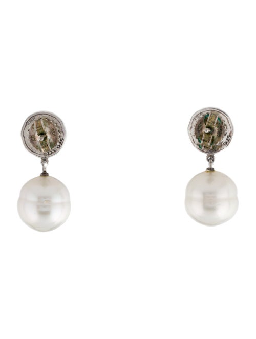 David Yurman Pearl Elements Drop Earrings
