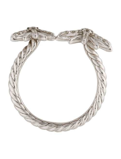 David Yurman Diamond Starburst Bypass Ring