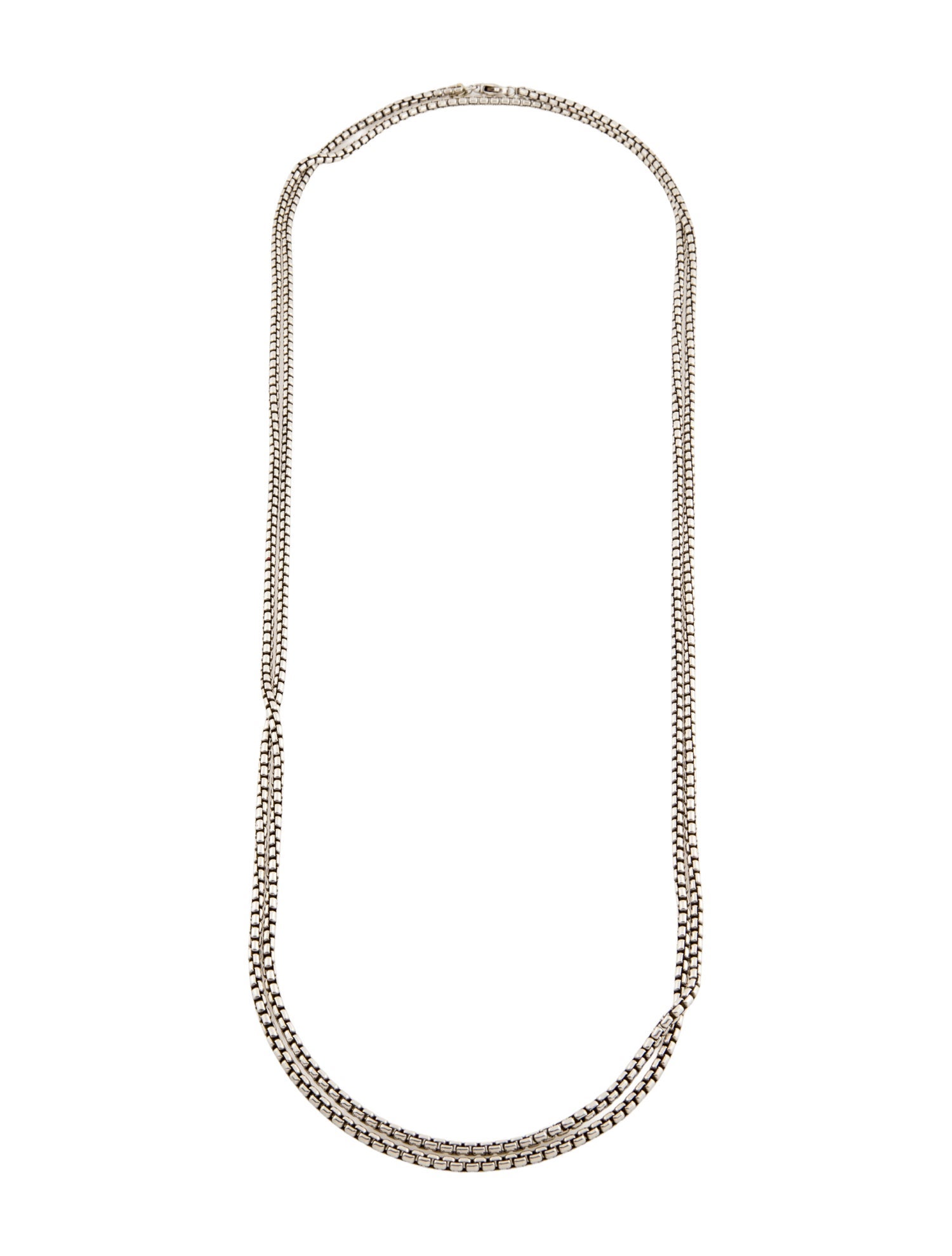 David Yurman Box Chain Necklace