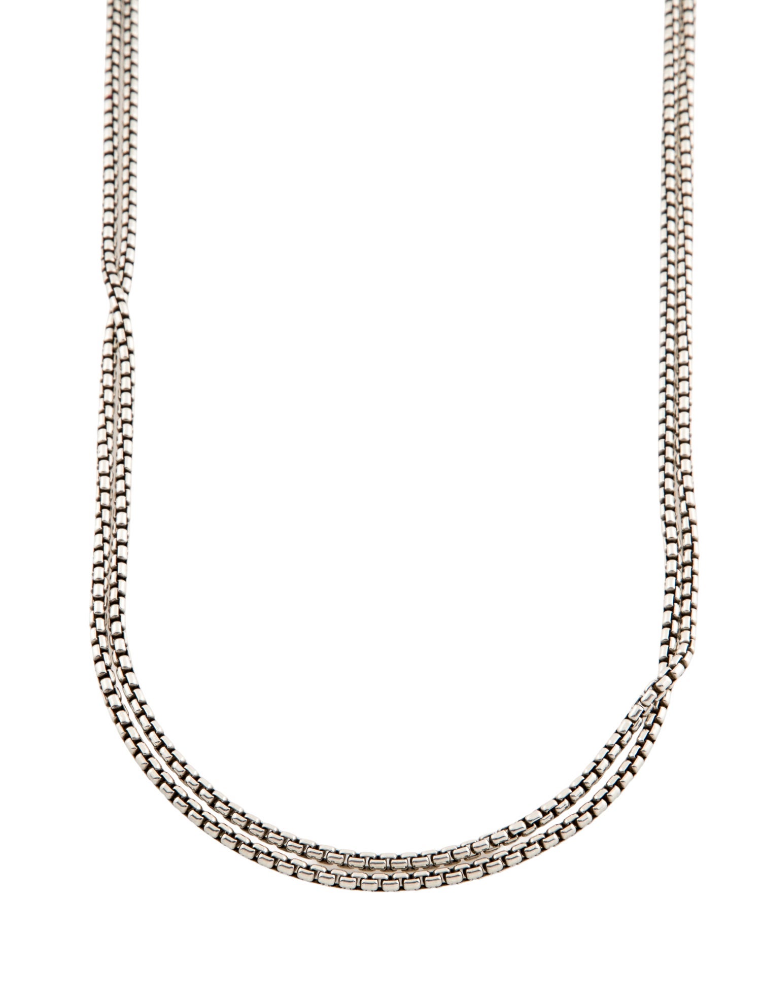 David Yurman Box Chain Necklace