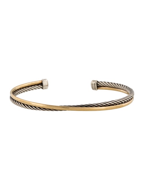 David Yurman Two-Tone Crossover Cuff Bracelet