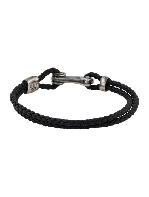 David Yurman Leather Woven Bracelet