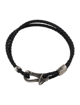 David Yurman Leather Woven Bracelet