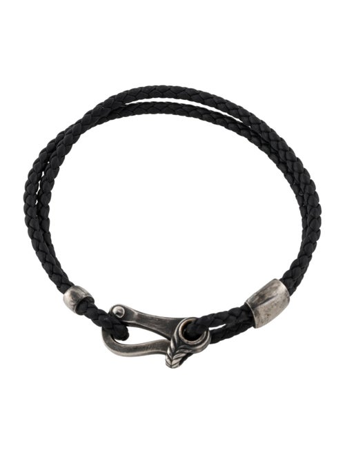 David Yurman Leather Woven Bracelet