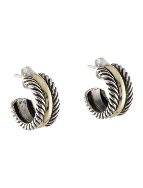 David Yurman Two-Tone Cable Collectibles Huggies
