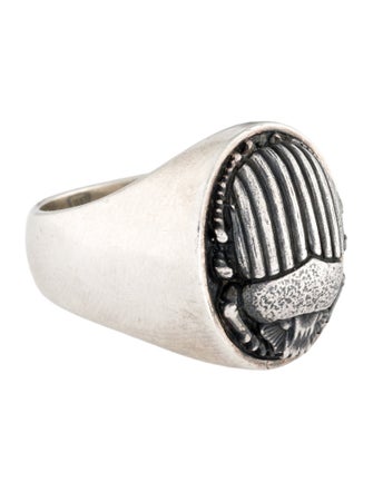 David Yurman Petrvs Scarab Signet Ring