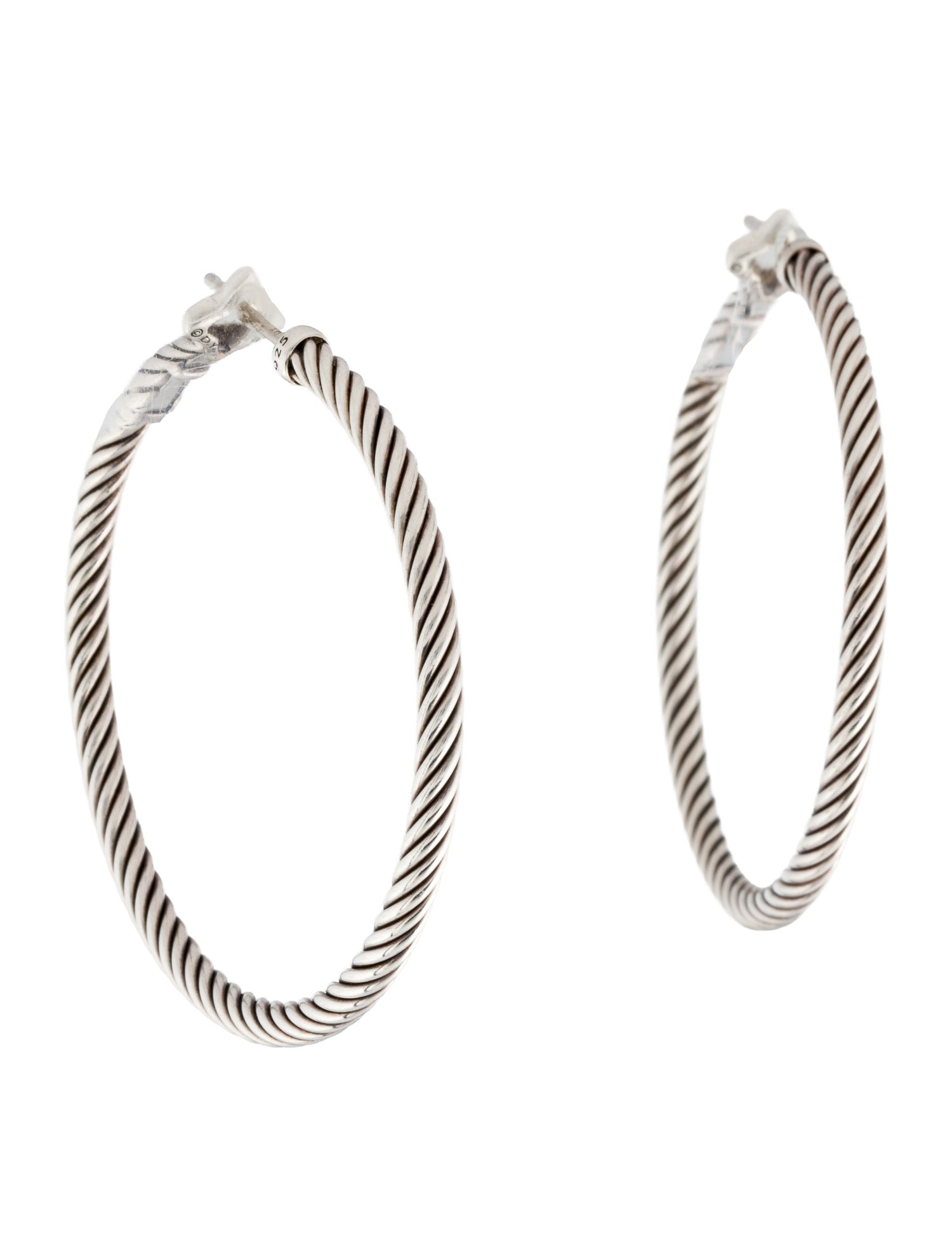 David Yurman Cable Hoop Earrings
